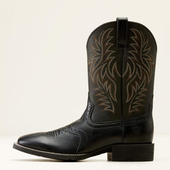 Sport Western Wide Square Toe Cowboy Boot