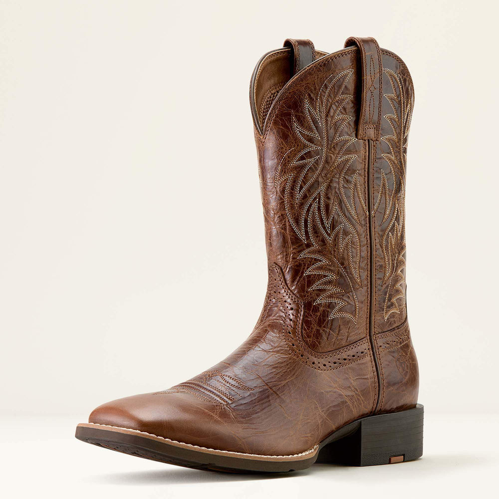 Sport Western Wide Square Toe Cowboy Boot