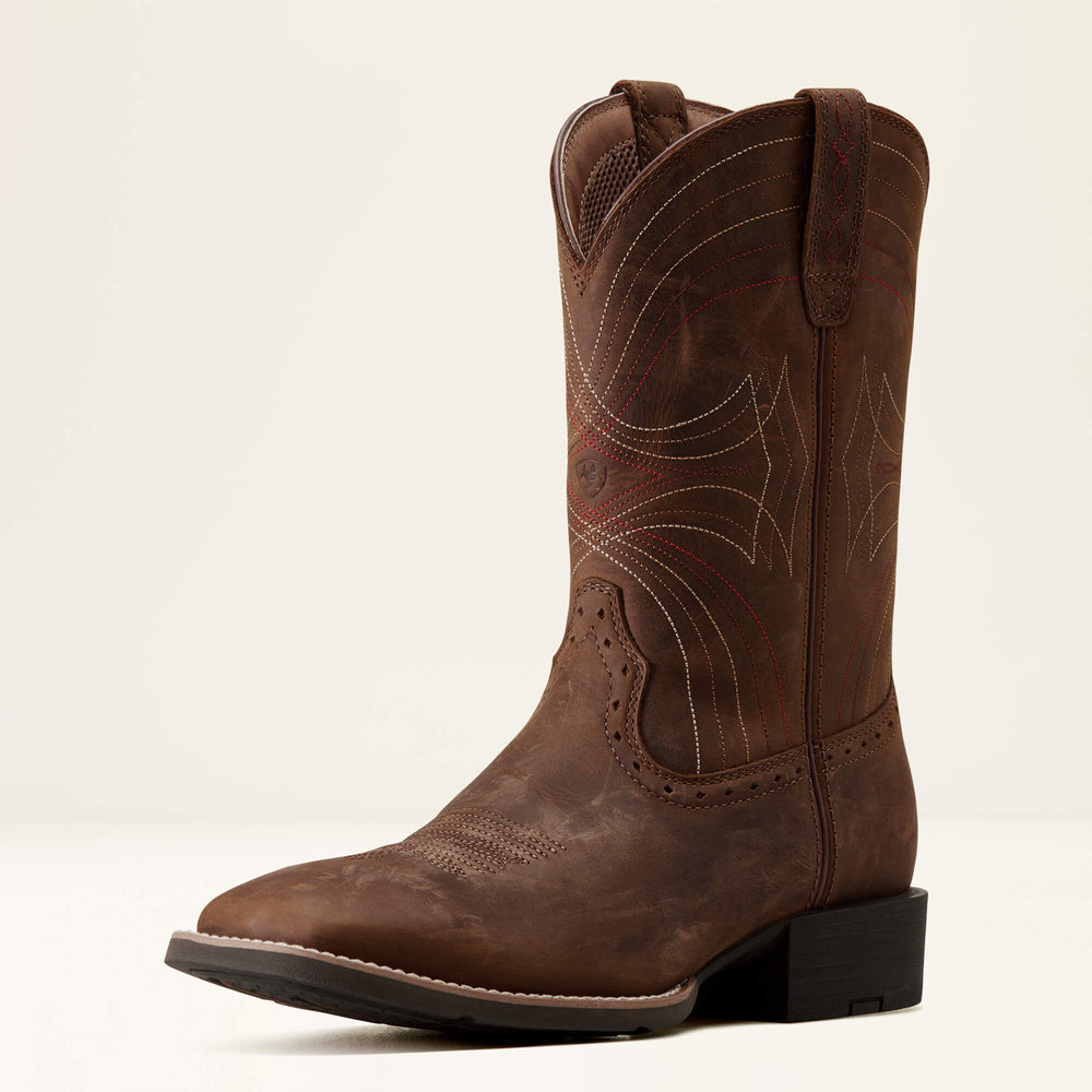 Sport Wide Square Toe Cowboy Boot