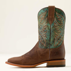 Wiley Wide Square Toe Cowboy Boot