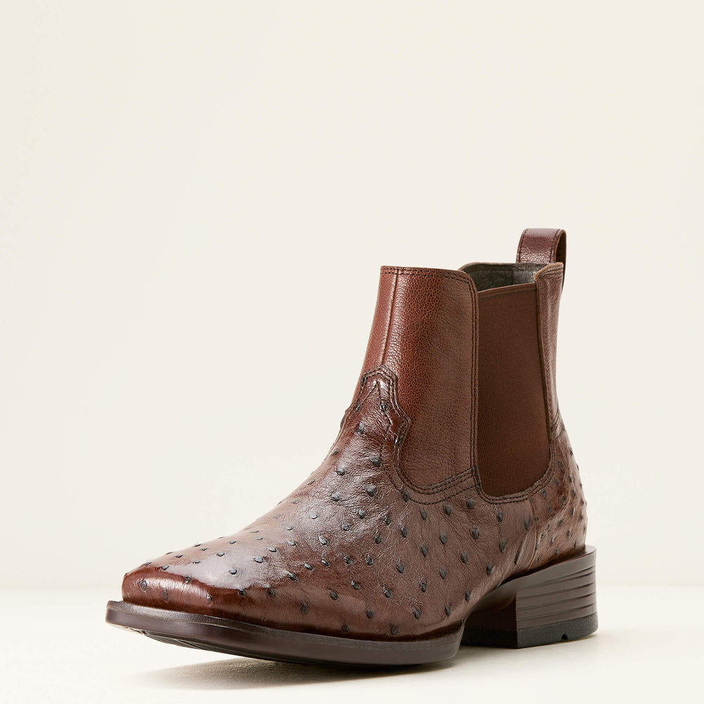 Booker Chelsea Wide Square Toe Western Boot