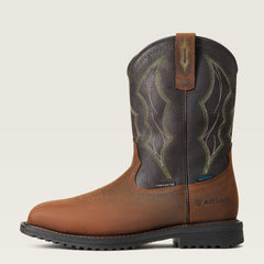 RigTek Wide Square Toe Waterproof Composite Toe Work Boot