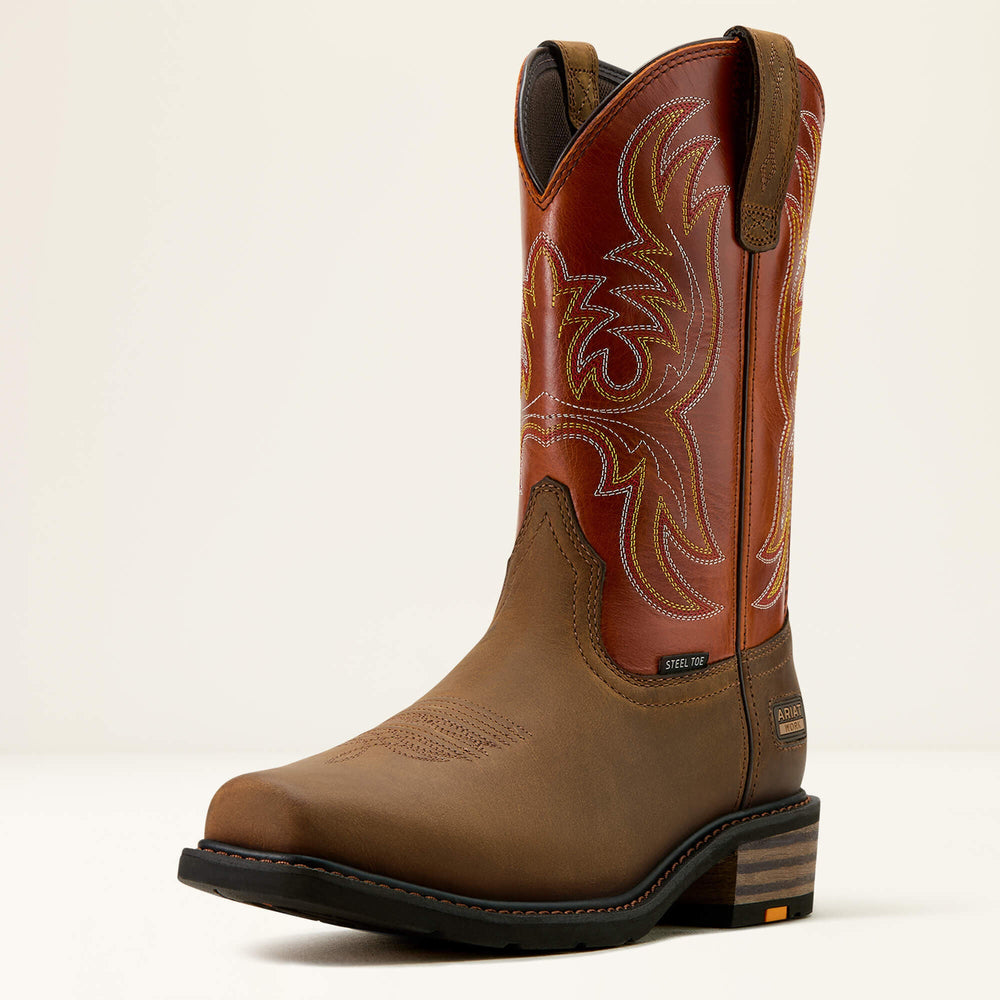 Ironside Square Toe Steel Toe Work Boot