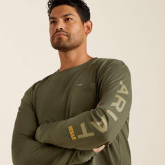 Rebar Cotton Strong Standard Logo Pocket T-Shirt