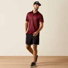 All Over Print Fitted Polo