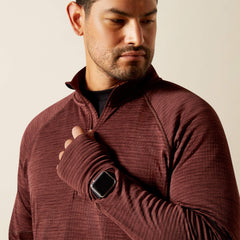 Rebar Gridwork Baselayer 1/4 Zip T-Shirt