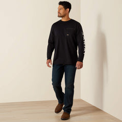 Rebar Workman Bolt Skull T-Shirt