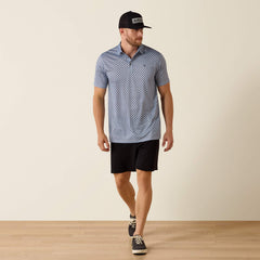 All Over Print Fitted Polo