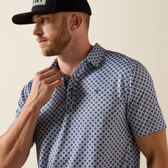 All Over Print Fitted Polo