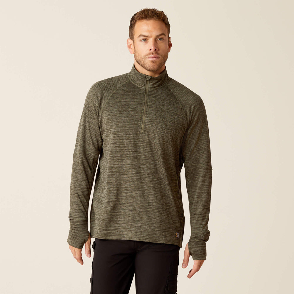 Rebar Gridwork Baselayer 1/4 Zip T-Shirt