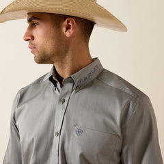 Team Logo Lightweight Twill Fitted Shirt