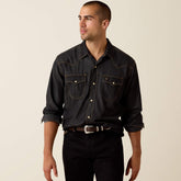 Retro Halford Fitted Snap Shirt