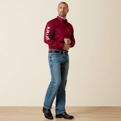 Team Logo Twill Fitted Shirt