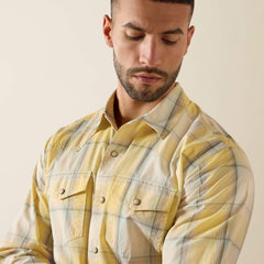 Retro Hux Fitted Snap Shirt