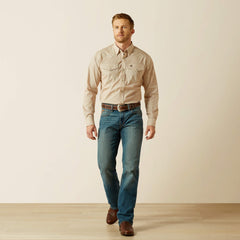 Wrinkle Free Eddie Fitted Shirt