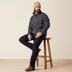 Caldwell Logo 1/4 Zip Sweater