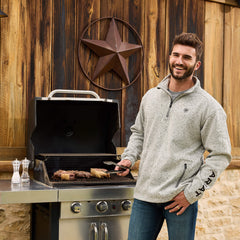 Caldwell Logo 1/4 Zip Sweater