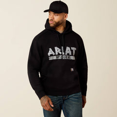 Rebar Lightweight Duct Logo Hoodie