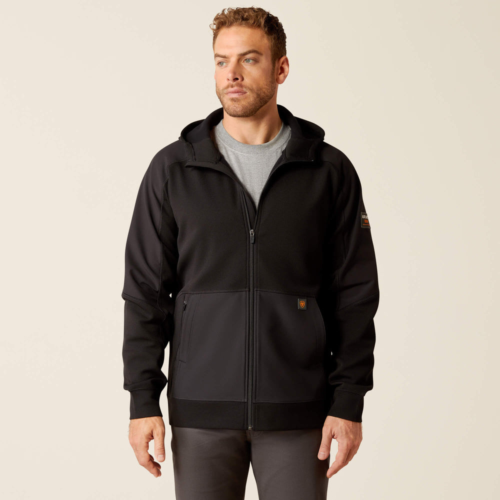 Rebar WorkTek Reinforced Full Zip Hoodie