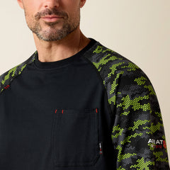 FR AC Stretch Camo Baseball T-Shirt