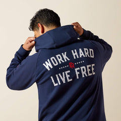 FR DuraStretch Work Hard Live Free Hoodie