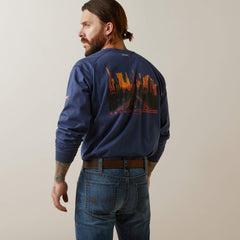 FR Air Refinery Row Graphic Henley Top