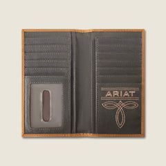 Patchwork Embroidered Logo Rodeo Wallet