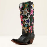 Amora Star X Toe Western Boot