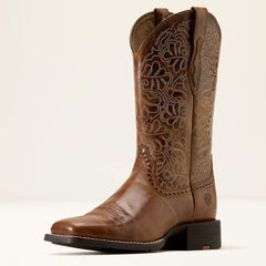 Round Up Remuda Wide Square Toe Western Boot
