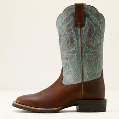 Hybrid Ranchwork Wide Square Toe Western Boot