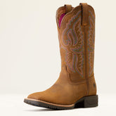 Hybrid Ranchwork Wide Square Toe Western Boot