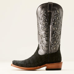 Futurity Silk Narrow Cutter Toe Western Boot