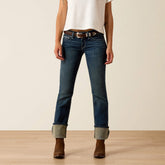 R.E.A.L. Mid Rise Stretch Icon Stackable Straight Leg Jean