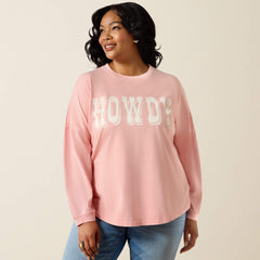 Canvas Oversized Long Sleeve T-Shirt