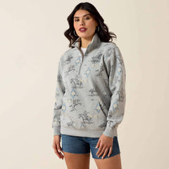 Sapphire 1/2 Zip Sweatshirt