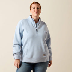 Rebar Lightweight Mock 1/2 Zip Sweatshirt