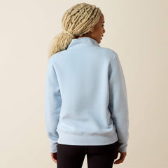Rebar Lightweight Mock 1/2 Zip Sweatshirt
