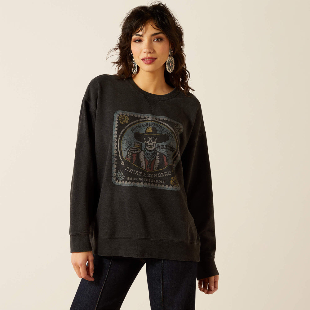 Oversize Sendero When Life Gives You Agaves Sweatshirt