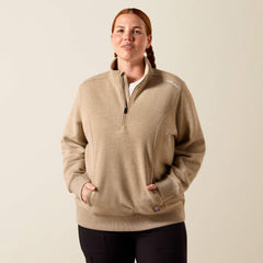 Rebar Lightweight Mock 1/2 Zip Sweatshirt