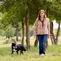 Berber Snap Front Sweatshirt