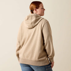 Rebar Lightweight Logo 1/2 Zip Hoodie