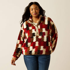 Berber Snap Front Sweatshirt