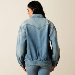 Cheyenne Denim Bomber Jacket