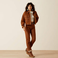 Boxy Cropped Denim Jacket