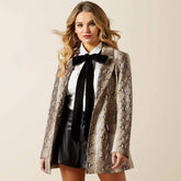 Snakeskin Blazer