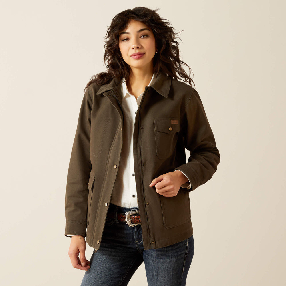 Western Canvas Chore Jacket