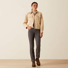 Rebar Cropped Woven Shirt Jacket