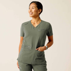 Clara 6 Pocket Scrub Top