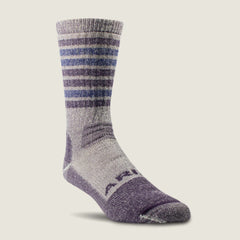 Midweight Merino Wool Blend Steel Toe Work Sock 2 Pair Multi Color Pack