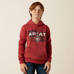 Ariat Liquid Stamp Flag Hoodie